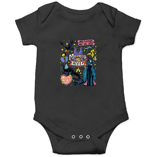 Disneyss Villains Mistress Of Evil Wicked All The Time Retro Onesies
