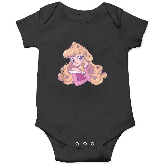 Disneyss Sleeping Beauty Cute Aurora Manga Version Portrait Onesies
