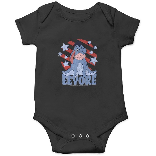 Disney Winnie the Pooh Americana Eeyore Stars Stripes Premium Onesies