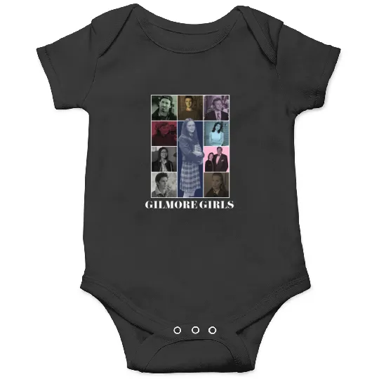 Gilmore Girls Eras Tour White Print Onesies