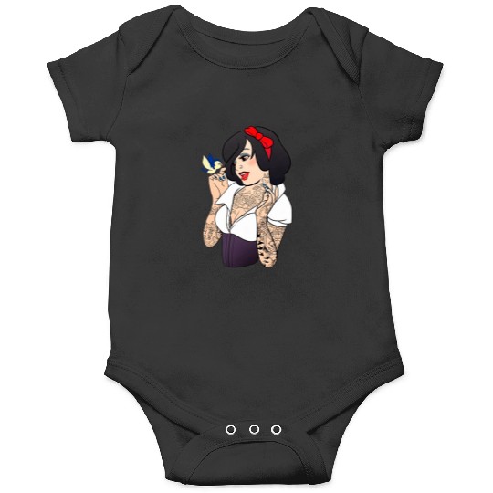 Snow White Punk  : Disney princess tattoo Shirt,  Princess tattoo vintage t shirt, Disney princess tattoo Gift Fan S-5XL Onesies