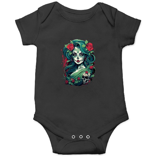 Sugar Skull Woman  : Disney princess tattoo Shirt,  Princess tattoo vintage t shirt, Disney princess tattoo Gift Fan S-5XL Onesies