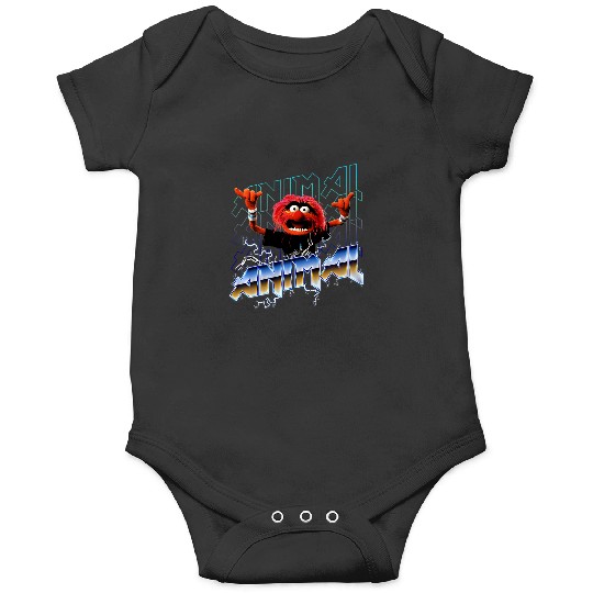 Disneys The Muppets Animal Vintages Rock Metal Premium Onesies