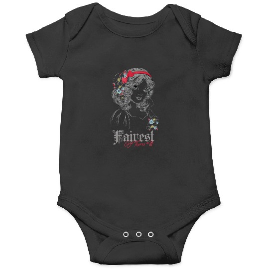 Disneyss Snow White Fairest Of Them All Modern Princess Sketch Onesies