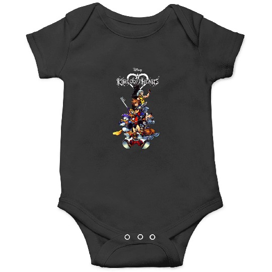 Disneyss Kingdom Hearts Group shots Action Pose Logo Onesies