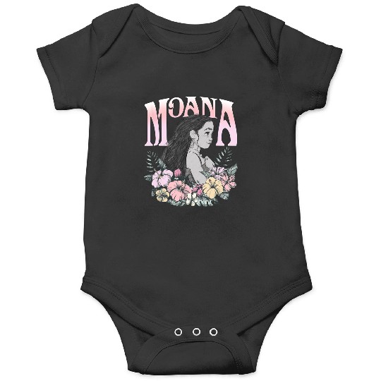 Disney Moana Cute Spring Time Moana Big Chest Portrait Frame Onesies