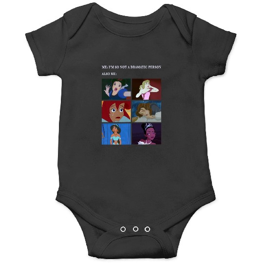 Disney Princess Not Dramatic Meme Panel Onesies