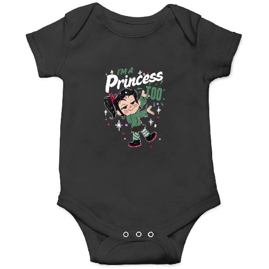 Disneyss Wreck It Ralph 2 Princess Logo Graphic Onesies