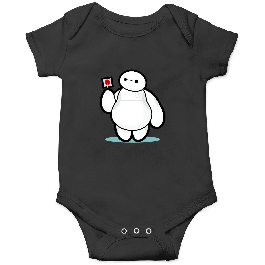Disney Big Hero  Baymax With Lollipop Cute Shot Onesies