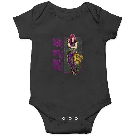 Disney Descendants 2 Mal Paint Drip Poster Onesies