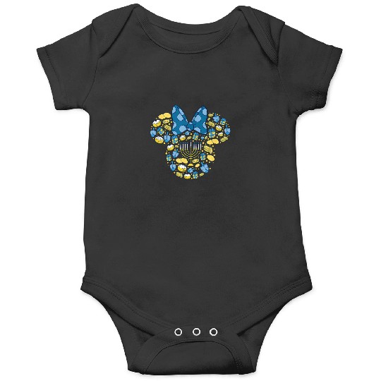 Disney Minnie Mouse Icon Hanukkah Chanukah Dreid Onesies