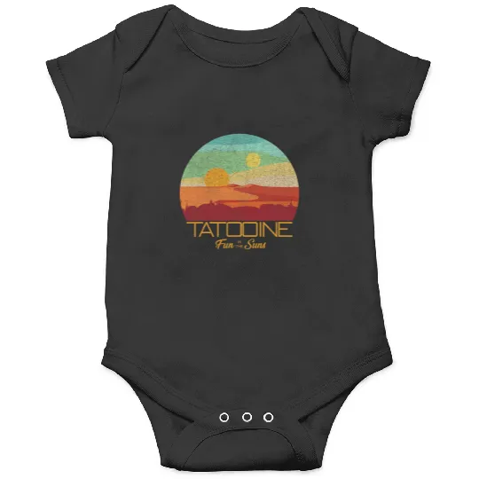 Star Wars Tatooine Postcard Fun in the Sun Vintage Disney Onesies