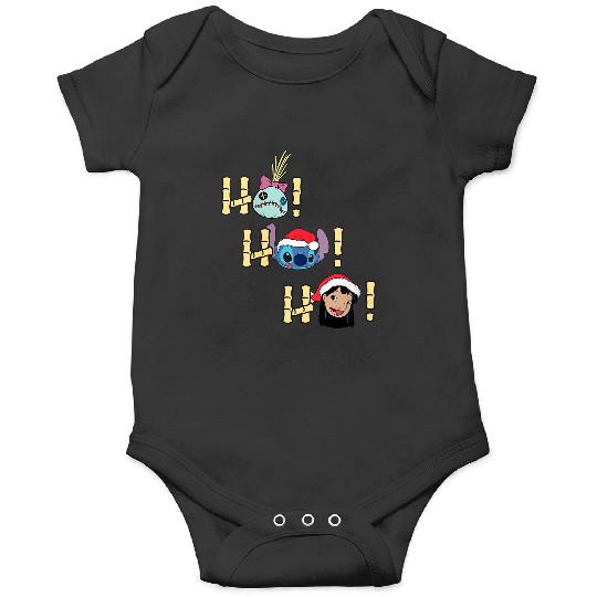 Disneyss Lilo And Stitch Ho Ho Ho Holiday Onesies