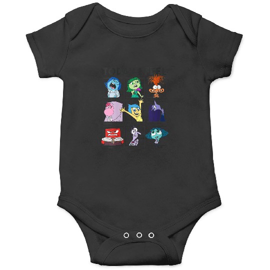 Disneyss Pixars Inside Out 2 Today I Feel Emotions Panels Onesies
