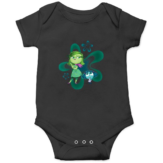 Disneyss Pixars Inside Out 2 Cute Envy And Disgust Retro Poster Onesies