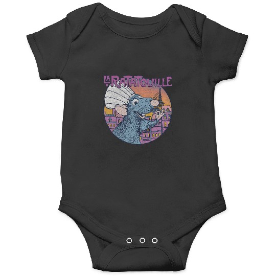 Disney Pixar Ratatouille Bon Appetit Circle Sign Onesies