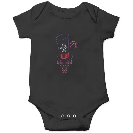 Disneys Dr. Facilier Neon Face Onesies