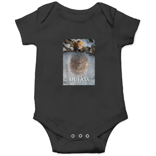 Disney Mufasa The Lion King  Movie Poster Art Onesies