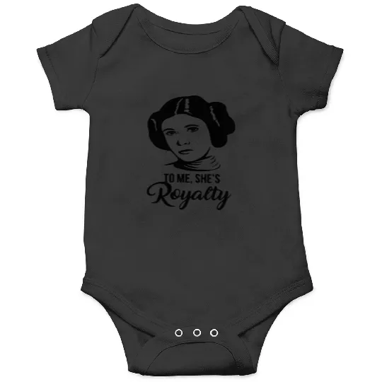 Princess Leia  - To Me, She_s Royalty Star s  - Star s s - Women_s Star s - Leia  - Disney Star s Onesies
