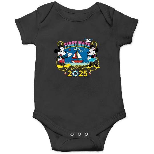 Disney Cruise 2025 Family Group Vacation Matching First Mate Onesies