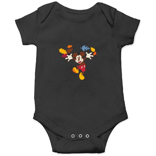 Disney Mickey Mouse Thanksgiving Autumn Fun Onesies