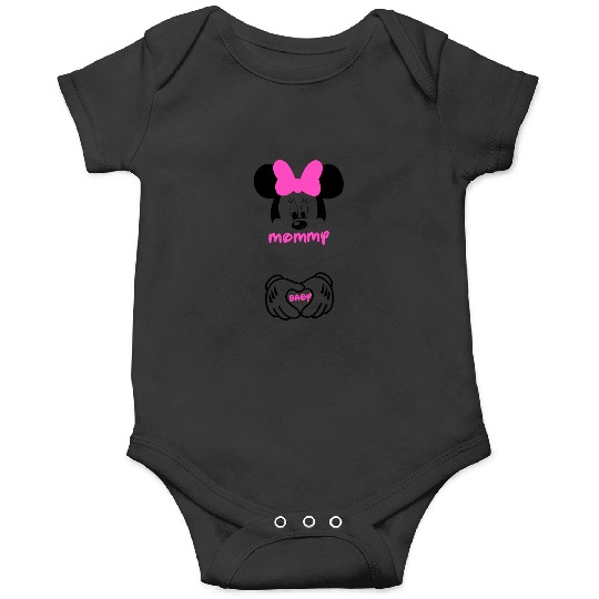 Minnie Mouse Mommy and Baby Maternity  -Disney Pregnancy - Pregnancy  - Bump  - - Disney  - Disneyland - Disney World 1 Onesies