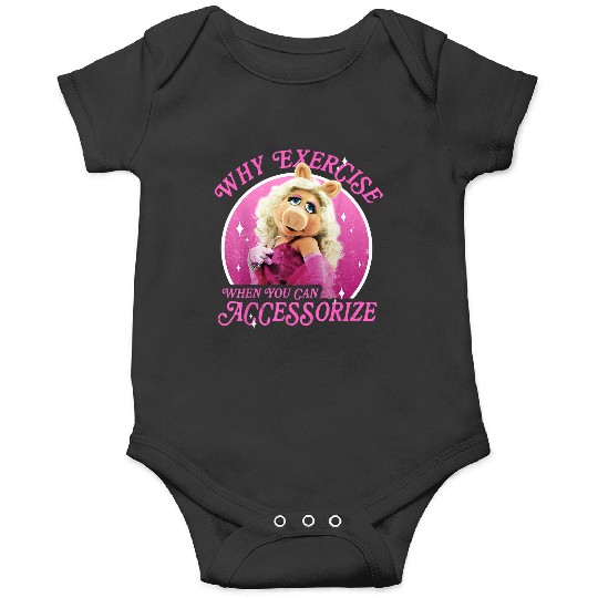 Disneyss The Muppets Miss Piggy Why Exercise Accessorize Onesies