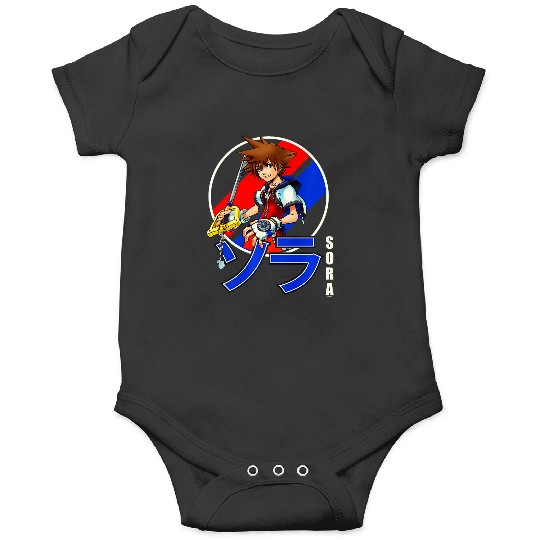 Disney Kingdom Hearts Sora Classic Color Anime Circle Shot Premium Onesies