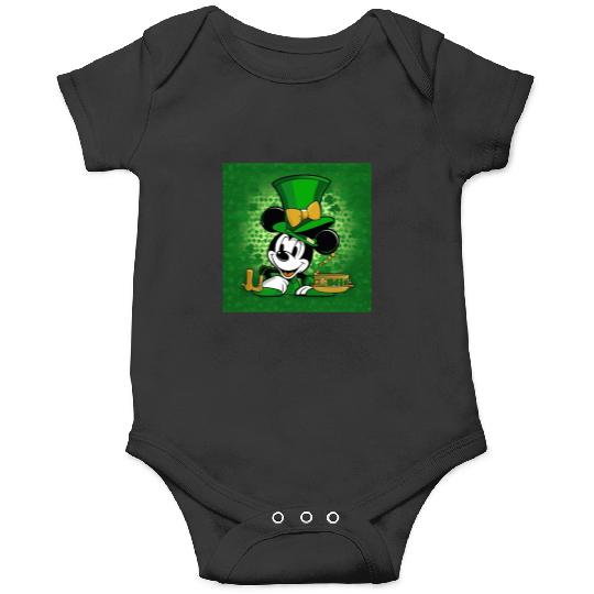 Steamboat Willie Celebrates St Patricks Day  1SALE!! Mickey Retro Disney Shirt, Mickey Checkered Shirt, Vintage Disney, Retro Mickey, Mickey Gift S-5XL Onesies