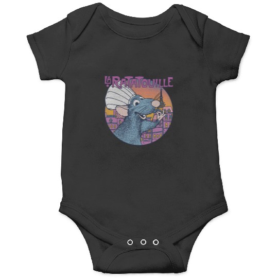 Disney Pixar Ratatouille Bon Appetit Circle Sign Onesies