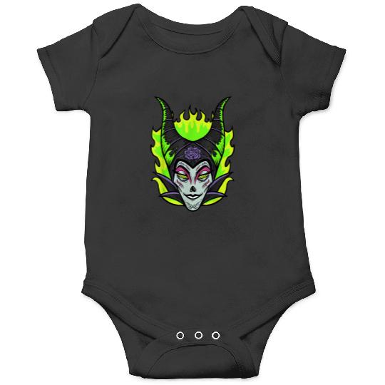 Disneyss Sleeping Beauty Maleficent Sugar Skull Onesies