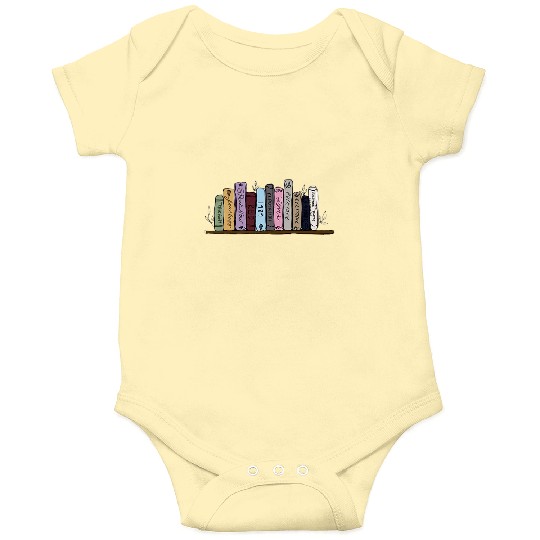 Discover Taylor albums on bookshelf Onesies