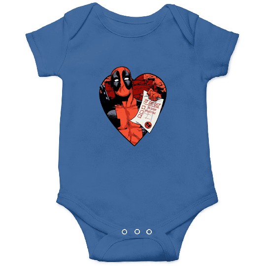 Marvel Deadpool Valentine To Do List Onesies, Disney Marvel Valentines Couples Matching Onesies