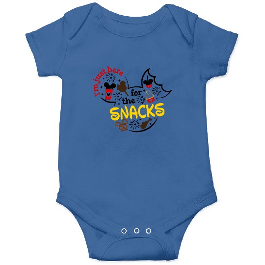 Disney Here For The Snacks Onesies