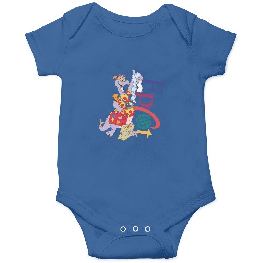 Retro Disney Figment Epcot  Onesies, Figment Epcot Center Onesies