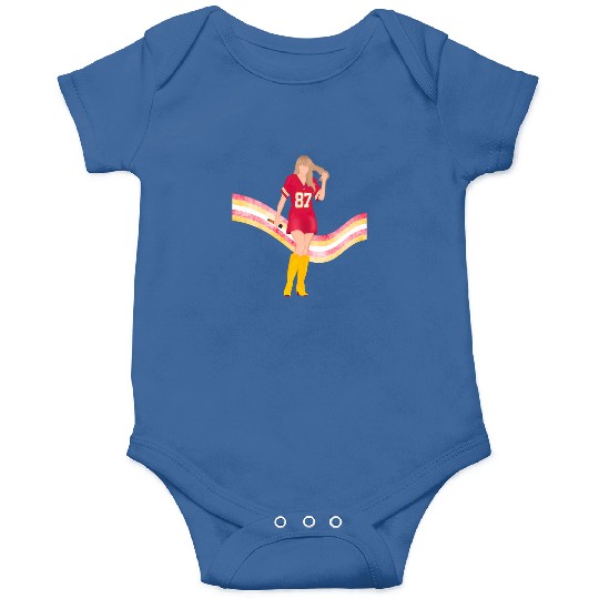 taylorr Swift x Travis Kelce Jersey (V5) Onesies