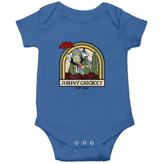 disneys Pinocchio Jiminy Cricket Established 1940 Onesies