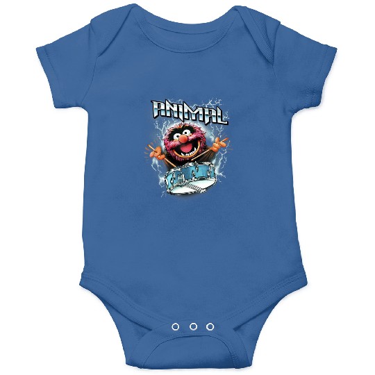 Disney The Muppets Animal Electrifying Epic Drumroll Poster Onesies