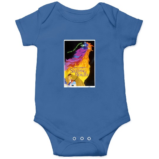 Disneyss Sleeping Beauty Classic Vintage Movie Poster Onesies