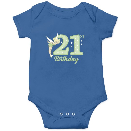 Disneyss Peter Pan 21st Birthday Tinkerbell Portrait Onesies