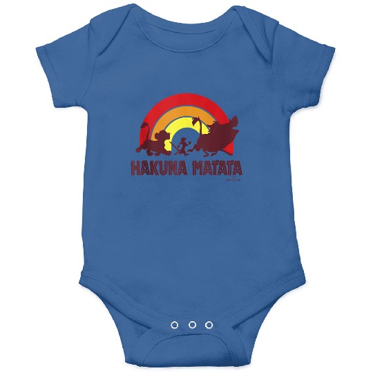 Disneyss The Lion King Sunset Hakuna Matata Line Up Onesies