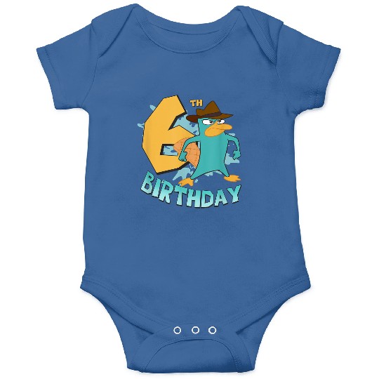 Disneyss Phineas And Ferb Perry Sixth Birthday Onesies