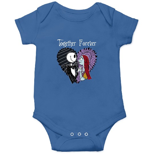 Disney The Nightmare Before Christmas Jack & Sally Together Onesies