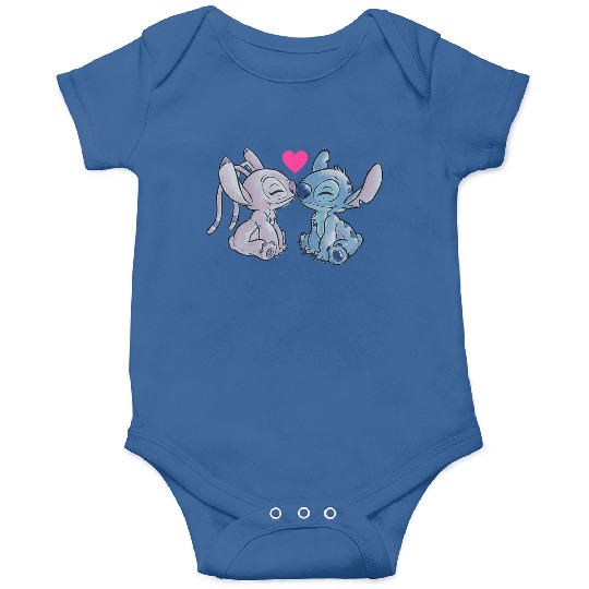 Disneyss Lilo Stitch Valentine's Day Stitch Angel Couple Onesies