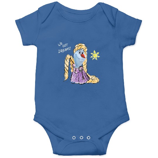 Disney Olaf Presents Tangled Rapunzel We Got Dreams Onesies