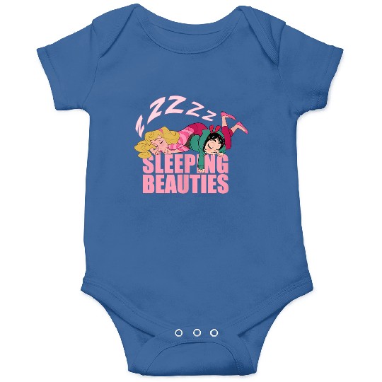 Disneyss Wreck it Ralph Sleeping Beauties Vanellope Aurora Onesies