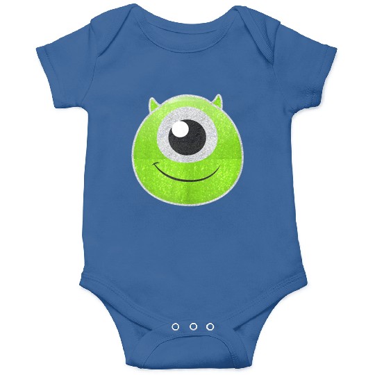 Disneyss Pixars Monsters University Mike Wazowski Big Faces Logo Onesies