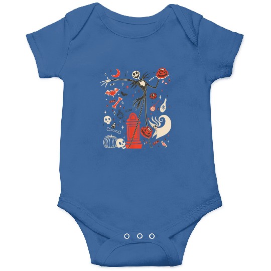 Disneyss The Nightmare Before Christmas Jack Zero Halloween Onesies