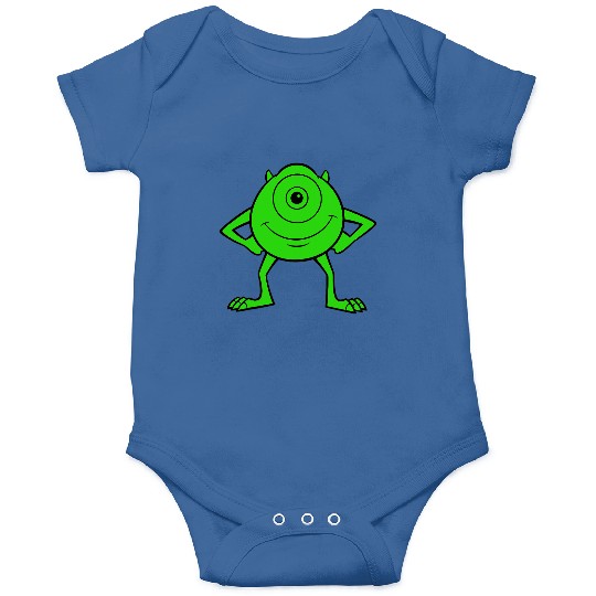 Disney Pixarss Monsters Inc. Mike Wazowski Cyclops Retro Onesies