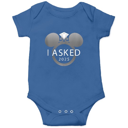 Disney I Asked 2025 Engagement Ring Proposal Mickey Onesies